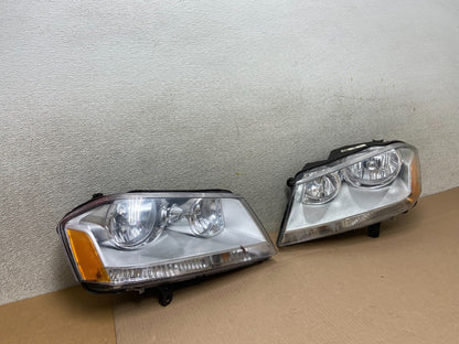2008 to 2014 Dodge Avenger Left+Right Side Set Halogen Headlights Z3831 DW2