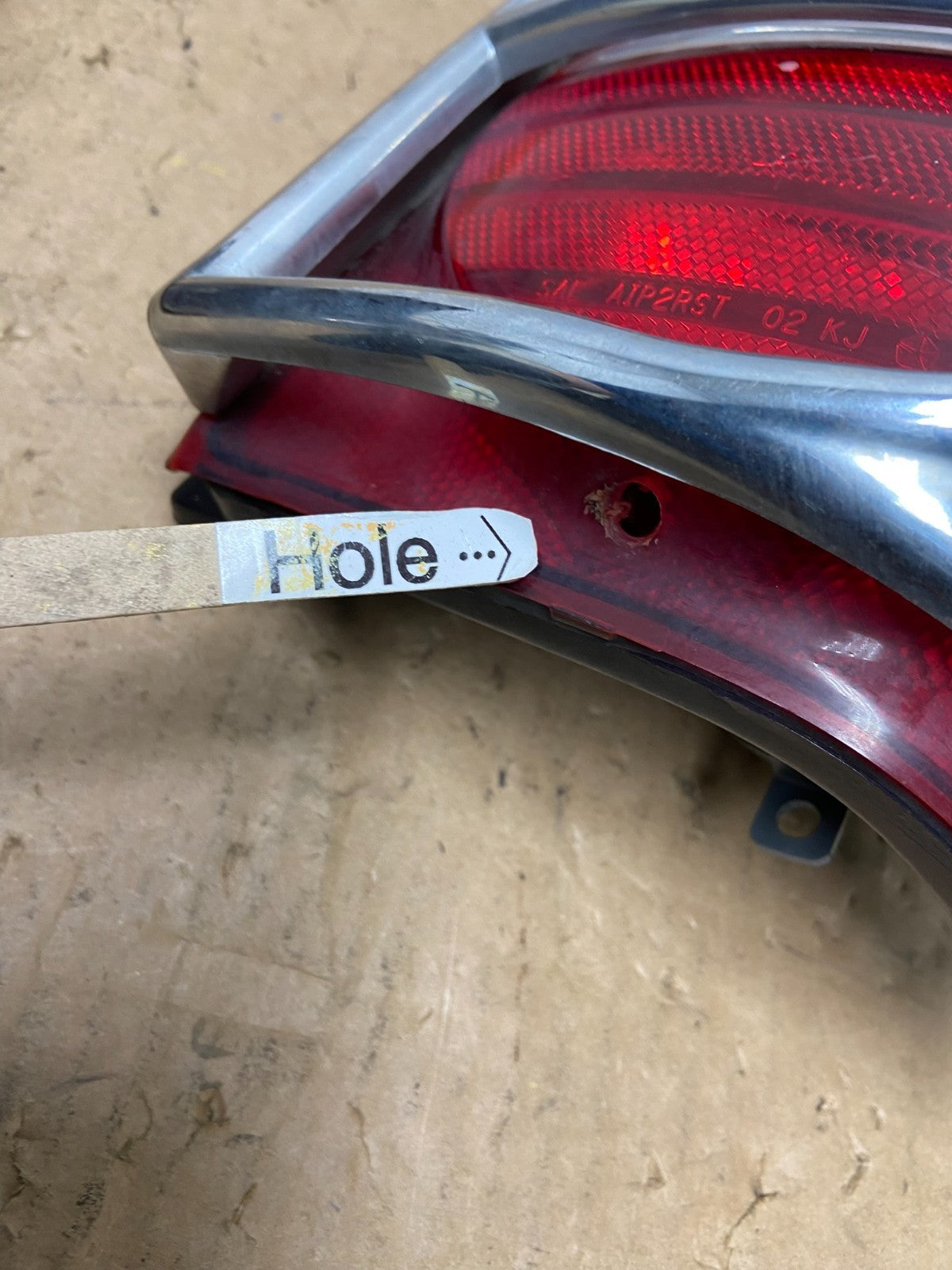 2002 2003 2004 Jeep Liberty Left+Right Side Tail Lights AD1331 DW4