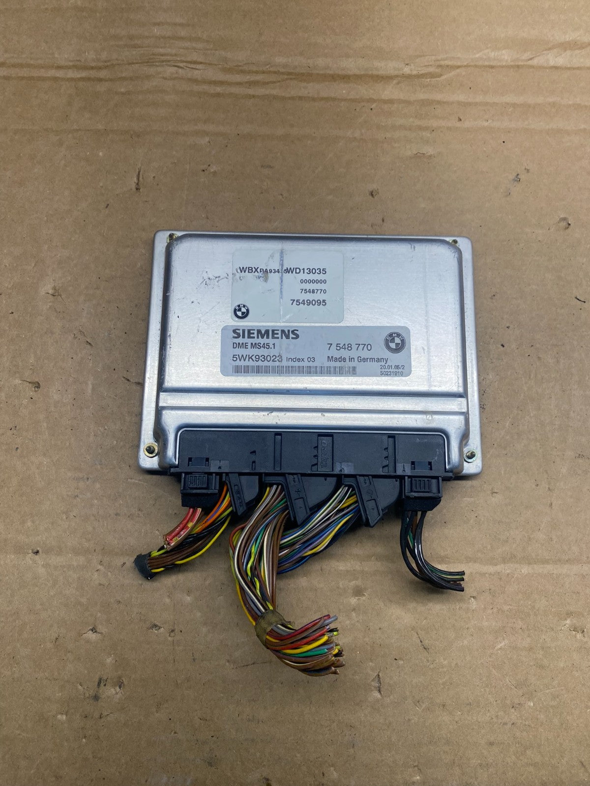 2003 to 2005 Bmw 330i Ecm Ecu Engine Computer Module AH4848 DW0