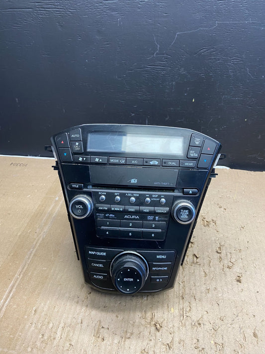 2010 to 2013 Acura Mdx Radio Stereo 6 CD Player Climate Control Pan OE AB5750 DG0