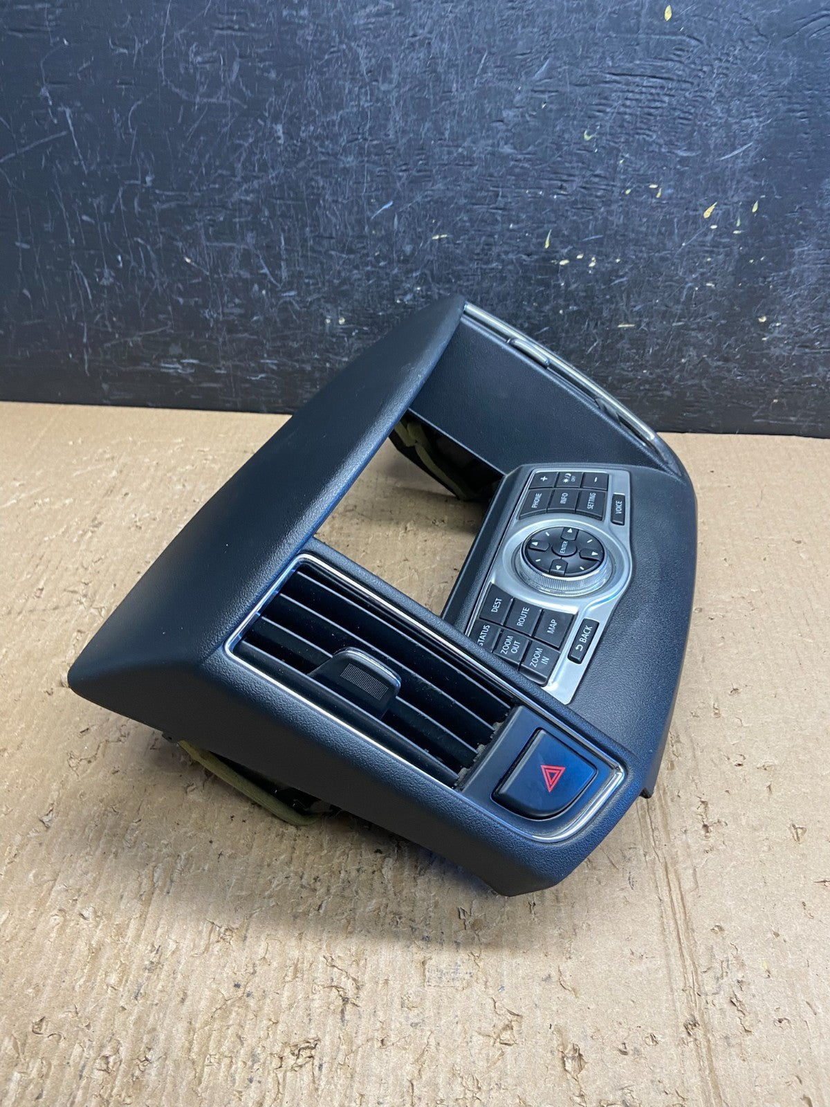 2009-2014 Nissan Maxima Center Console Climate Control Radio Bezel af1711 DG1