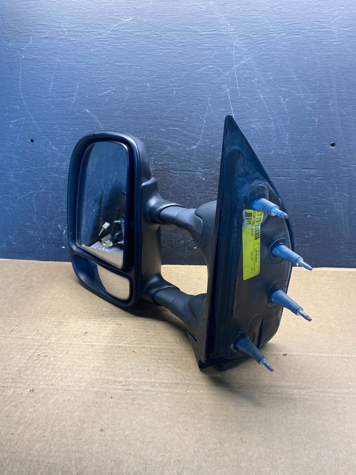 2002-2008 Ford E150 E250 Van Left Driver Door View Two Arm Mirror AF7636 DG9
