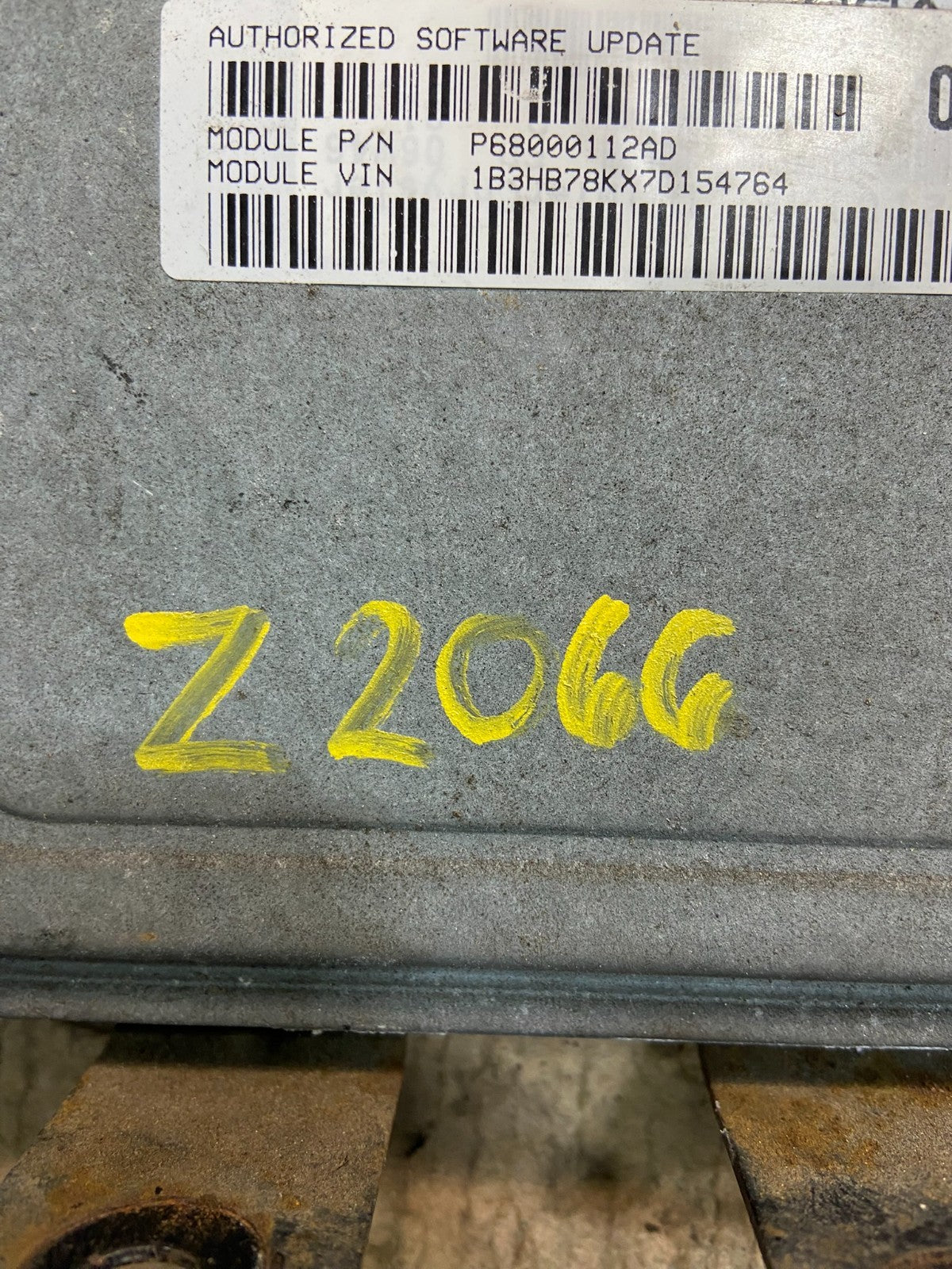 2007 to 2010 Dodge Caliber ECM Engine Computer Module ECU z2066 DG6