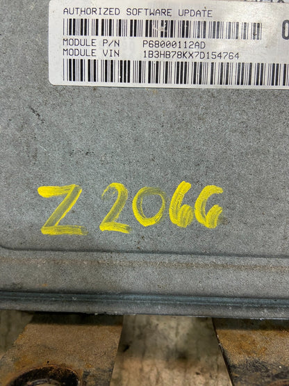 2007 to 2010 Dodge Caliber ECM Engine Computer Module ECU z2066 DG6