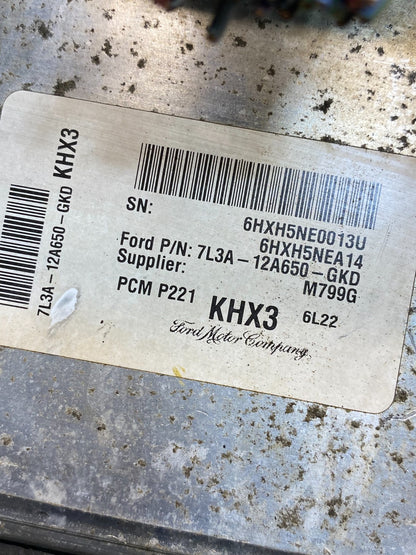 2007 2008 Ford F-150 F150 Engine Control Unit ECU Computer Module ah9596 DG2