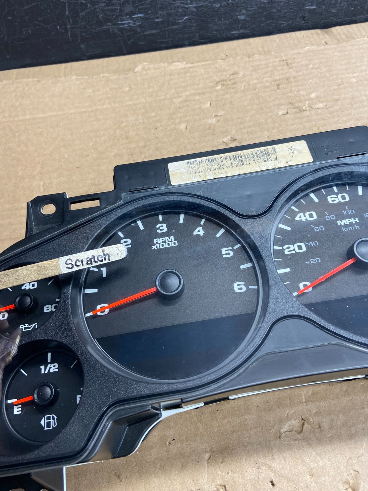 2007 2012 GMC Yukon Tahoe Sierra Speedometer Cluster Gauge AF2561 DG3