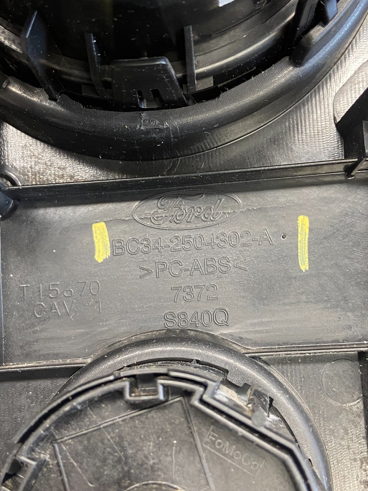 2008-2010 Ford F250 F350 Radio Climate Control Radio Dash Bezel Panel ab9677 DG6