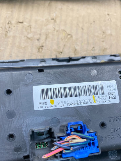 2008 to 2012 Jeep Liberty Dash Climate Temperature Control Radio Bezel T1549 DG5