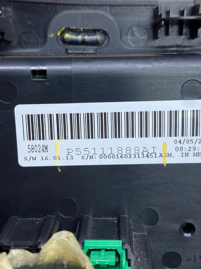 2011-2014 Chrysler 200 Heater AC Climate Switch Temperature Control Y5263 DG4