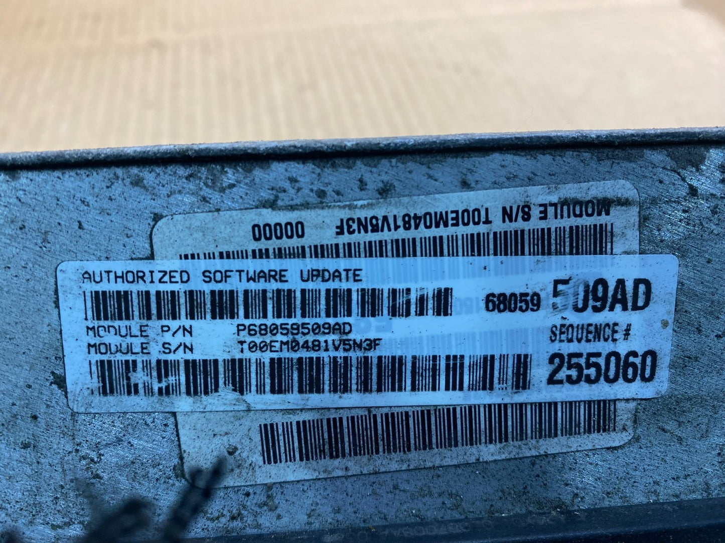 2011 Dodge Dakota 3.7L V8 Engine Computer Module ECM ECU Unit OEM Z4730 DG4