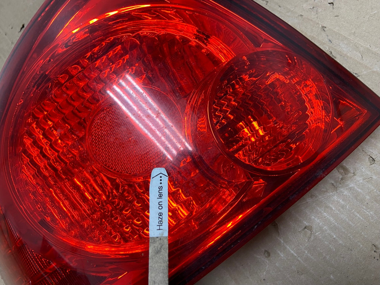 2004 2005 2006 Nissan Sentra Left Driver Lh Side Tail Light AE9375 LK3
