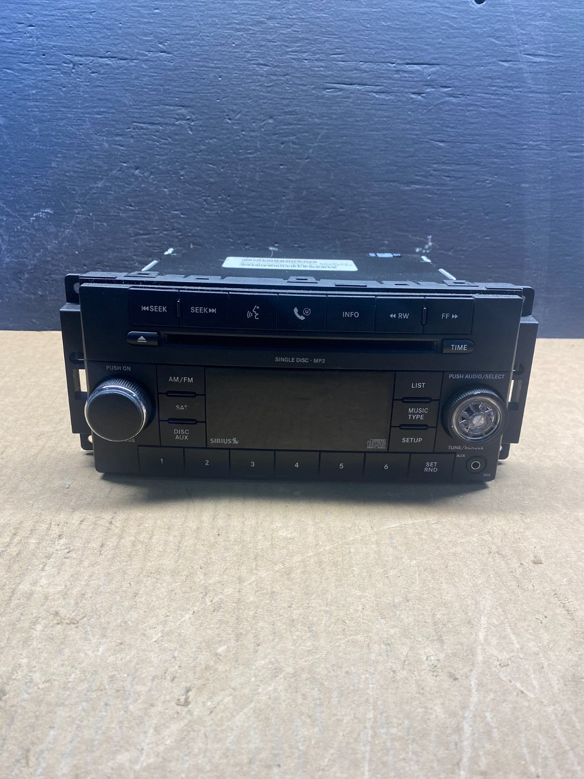 2007-2012 Chrysler Dodge Jeep Ram Radio CD MP3 AUX Receiver ac7091 DG0