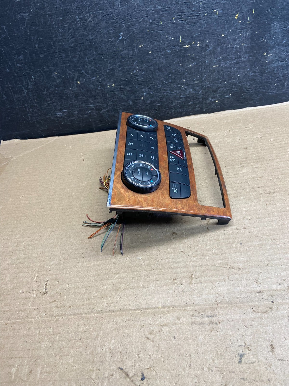 2007-2012 Mercedes X164 GL350 GL450 Climate Control Bezel Wood Switch ah3601 DG1