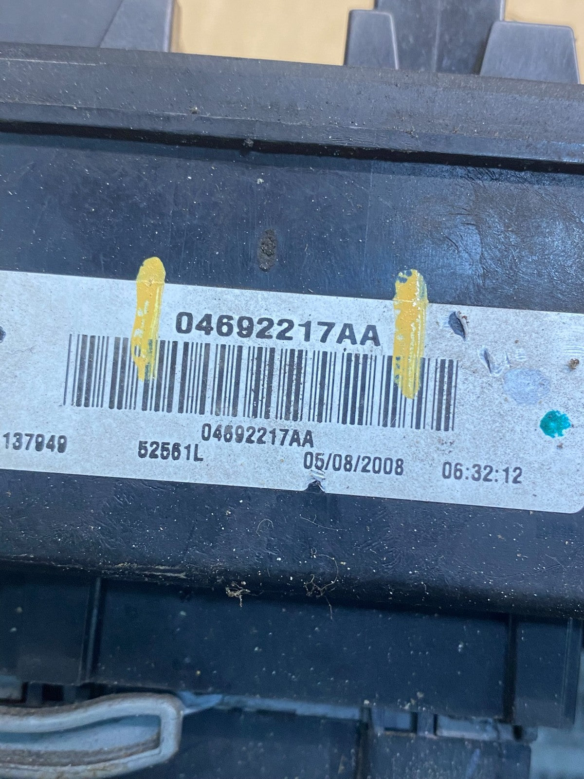 2009 Jeep Grand Cherokee Integrated Power Fuse Body Control BCM Box Oe AF7583 DG6
