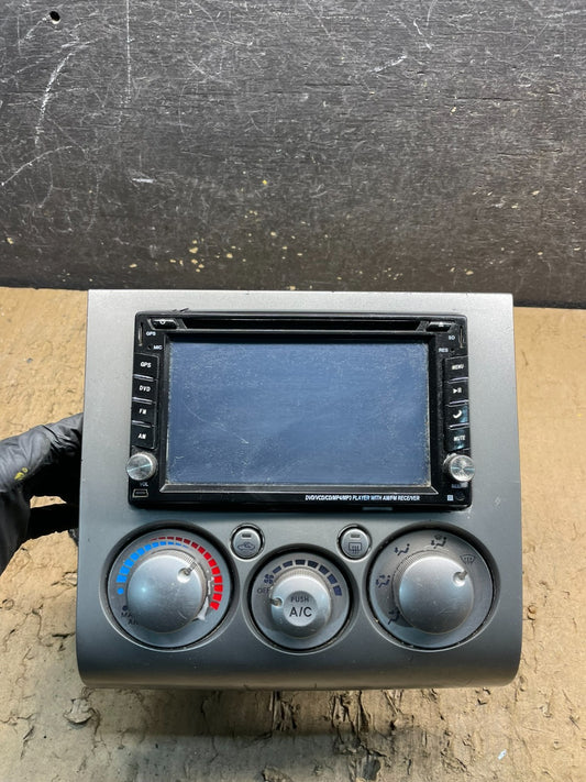 2009 to 2012 Mitsubishi Galant A/C Heater Climate Control Radio Bezel W7053 PS0
