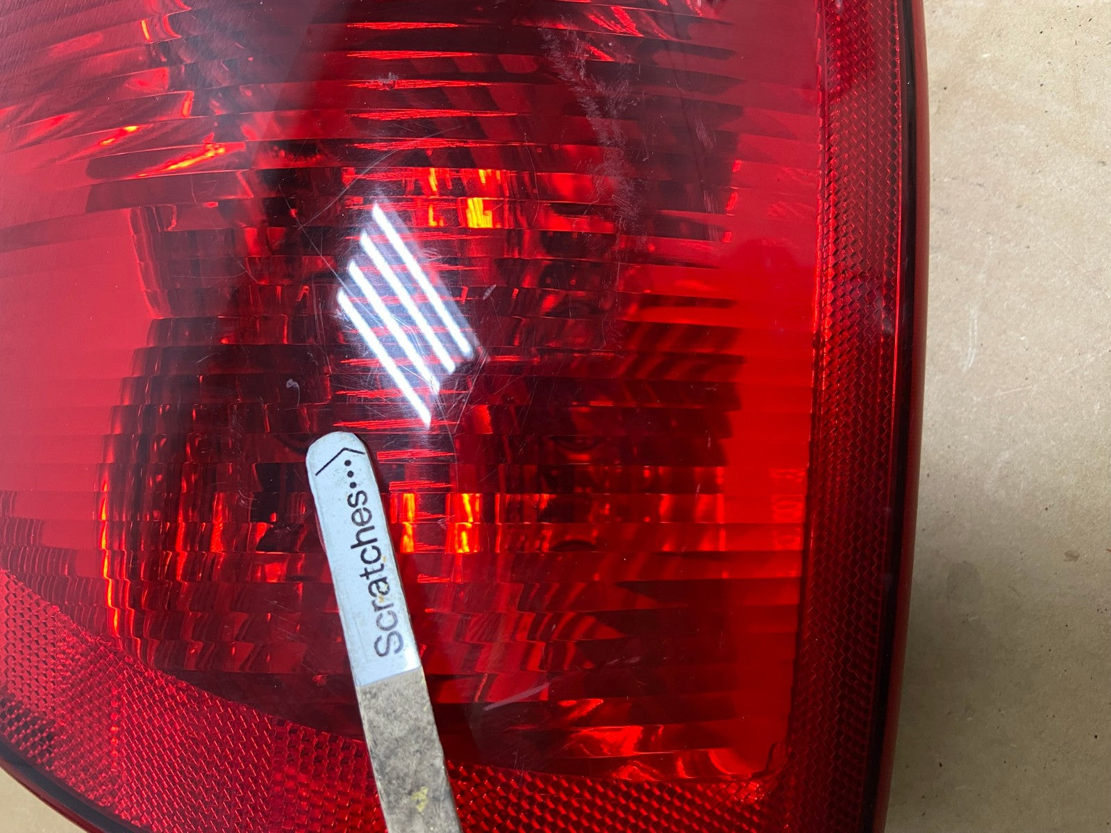 2001 to 2003 Dodge Grand Caravan Left Driver Lh Tail Light AC7480 LK3