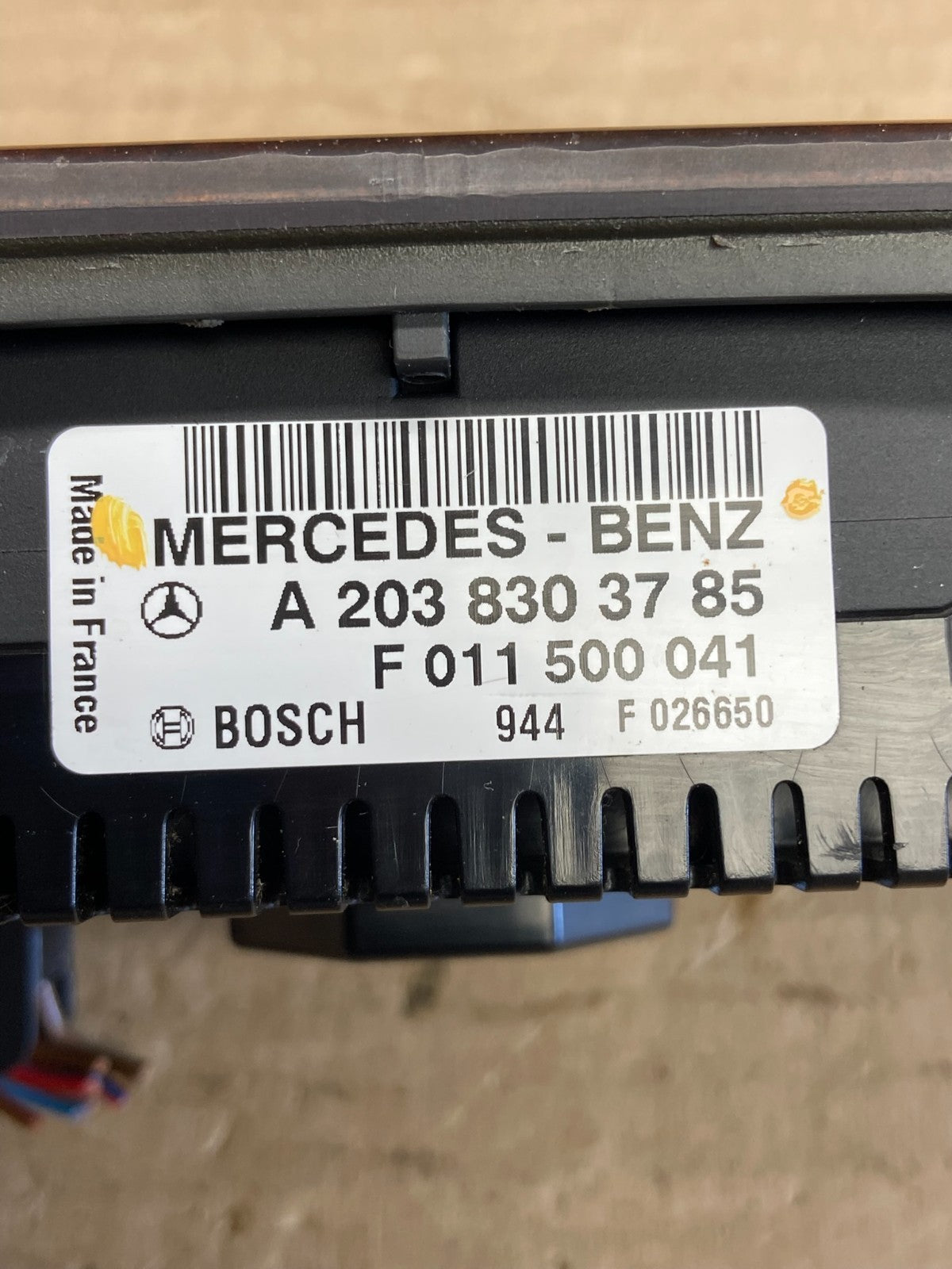 2005-2009 Mercedes W203 C230 C240 A/C Heater Climate Control Trim AH3503 DG4