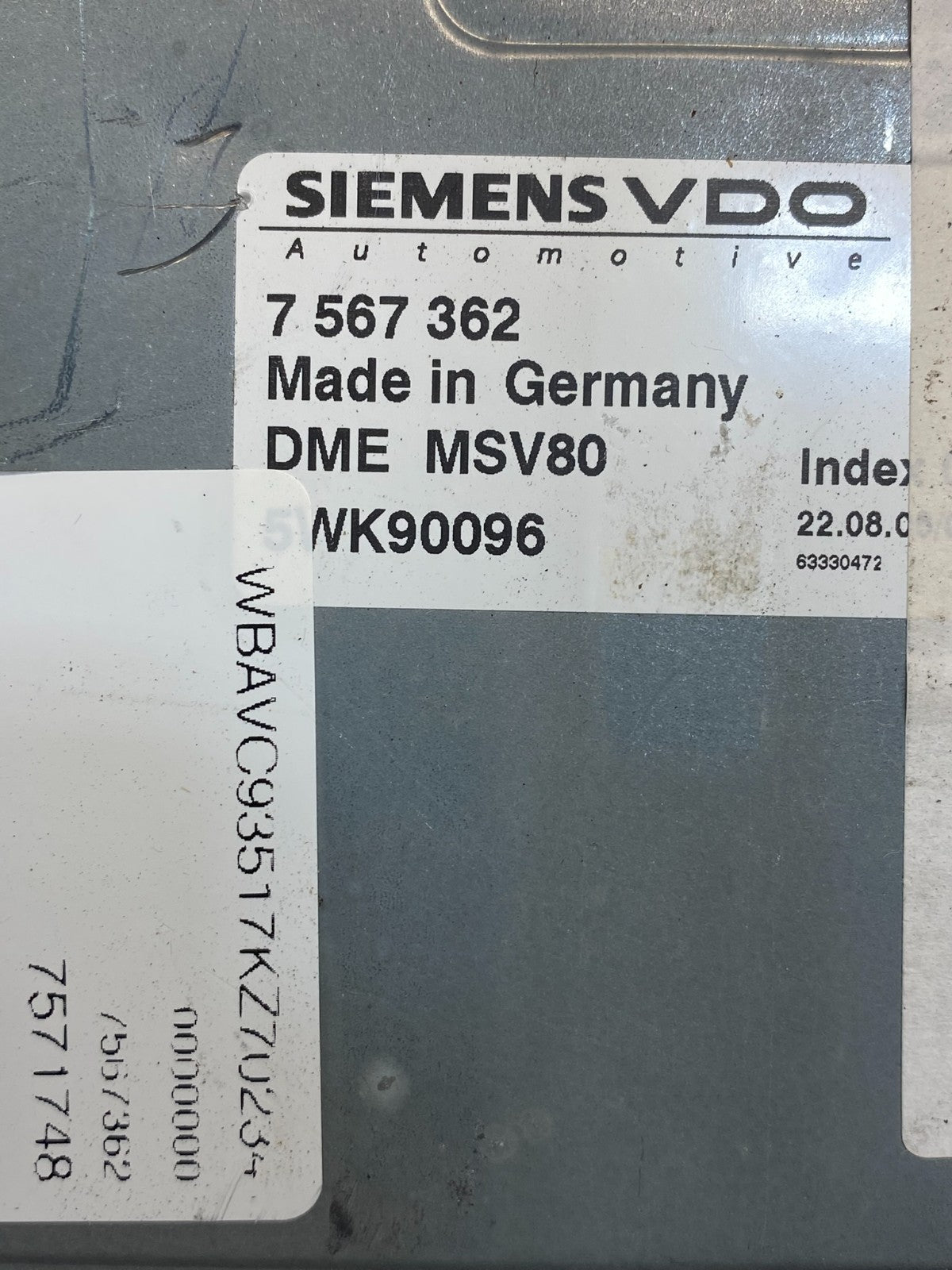 2007 to 2011 Bmw 328i Ecm Ecu Engine Computer Module AF4016 DW2