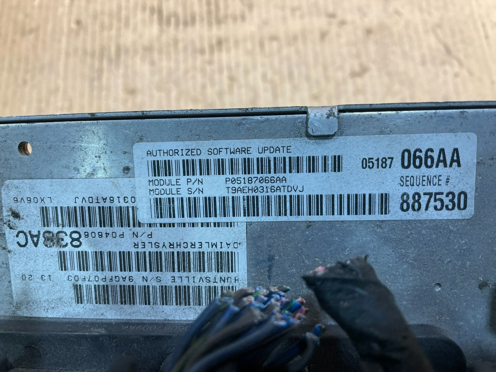 2006 Chrysler 300 Magnum Charger Engine Control Module ECM ECU y1415 DG4