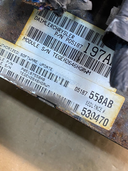 2007 Chrysler Town Country Caravan 3.8L Engine Control ECU p05187558ab AI9854 DW2