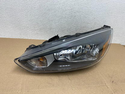 2015 to 2018 Ford Focus Left Driver LH Side Black Headlight AE6660 DG2