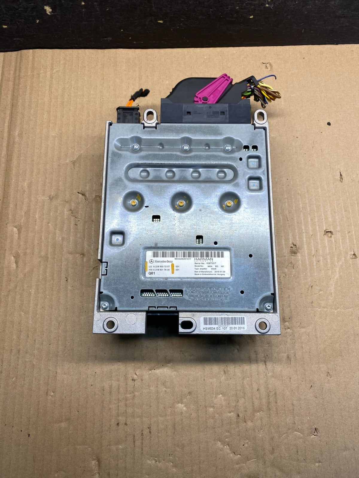 2012-2019 Mercedes CLA250 Radio Harman Becker Amplifier ai7246 DG1