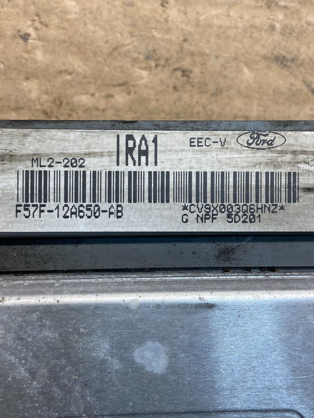 1995 1996 1997 Ford Ranger 2.3L Engine Control ECU Computer Module AE4672 DG2