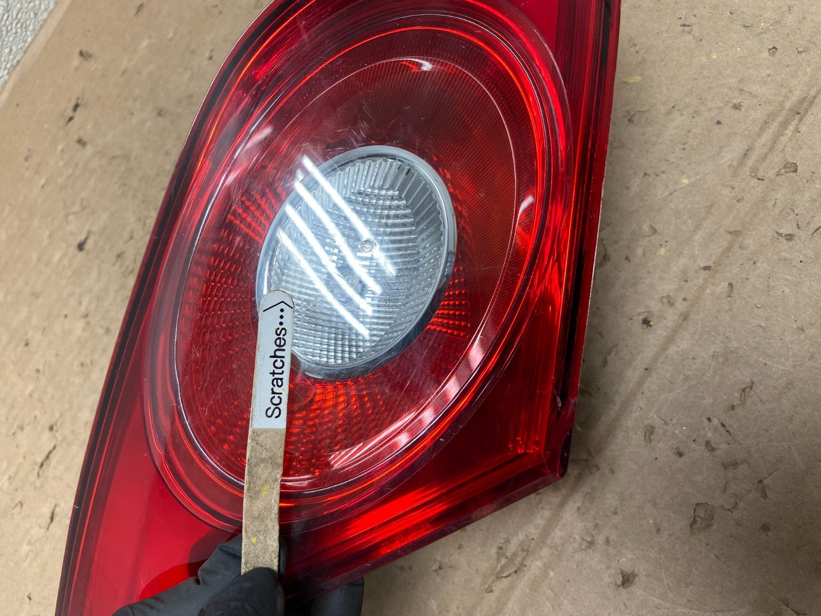 2009-2012 Volkswagen CC Left Driver LH Side Tail Light Inner Trunk AB0864 LK3