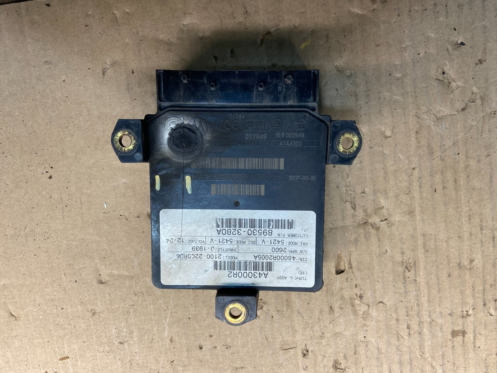Allison W0012230 TCM 2100-2200RDS Transmission Control Module ac0529 DG1