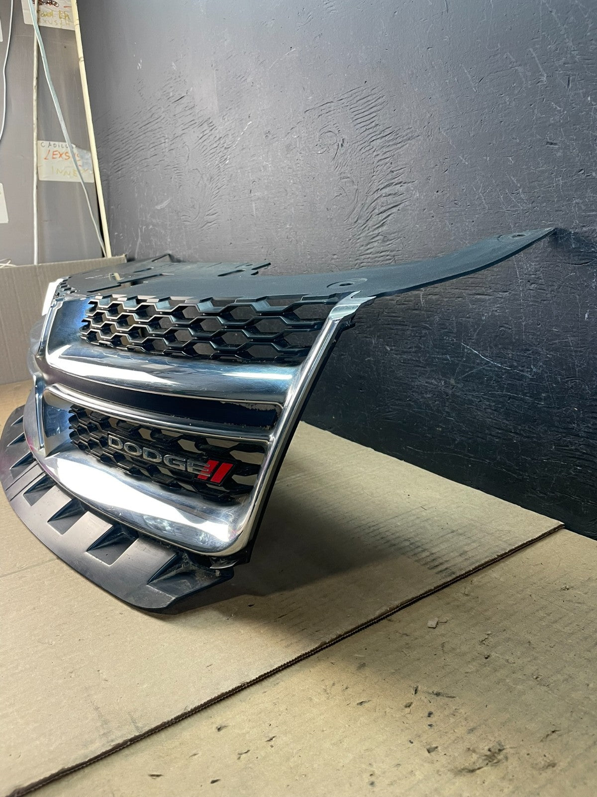 2011 to 2014 Dodge Avenger Front Upper Black Grill Grille ad0249 DG1