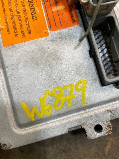 2004 Jeep Grand Cherokee 4.7L ECM ECU Engine Control Computer Modul W6879  DG4