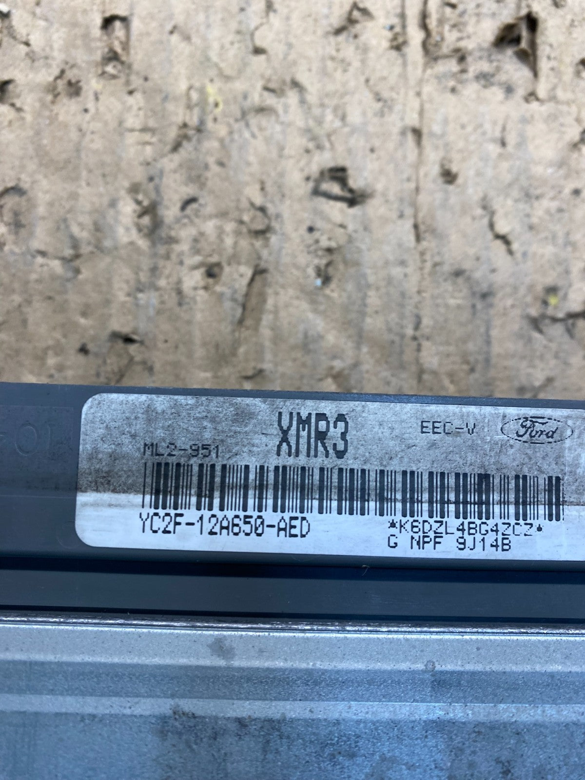 2002 Ford Van E150 E250 4.2L Engine Control ECU ECM yc2f-12a650-aed w3936 DG3