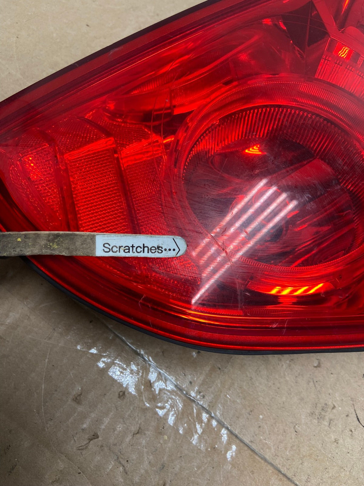 2008 2012 Chevrolet Malibu Left Driver Lh Side Tail Light AE6064 LK3