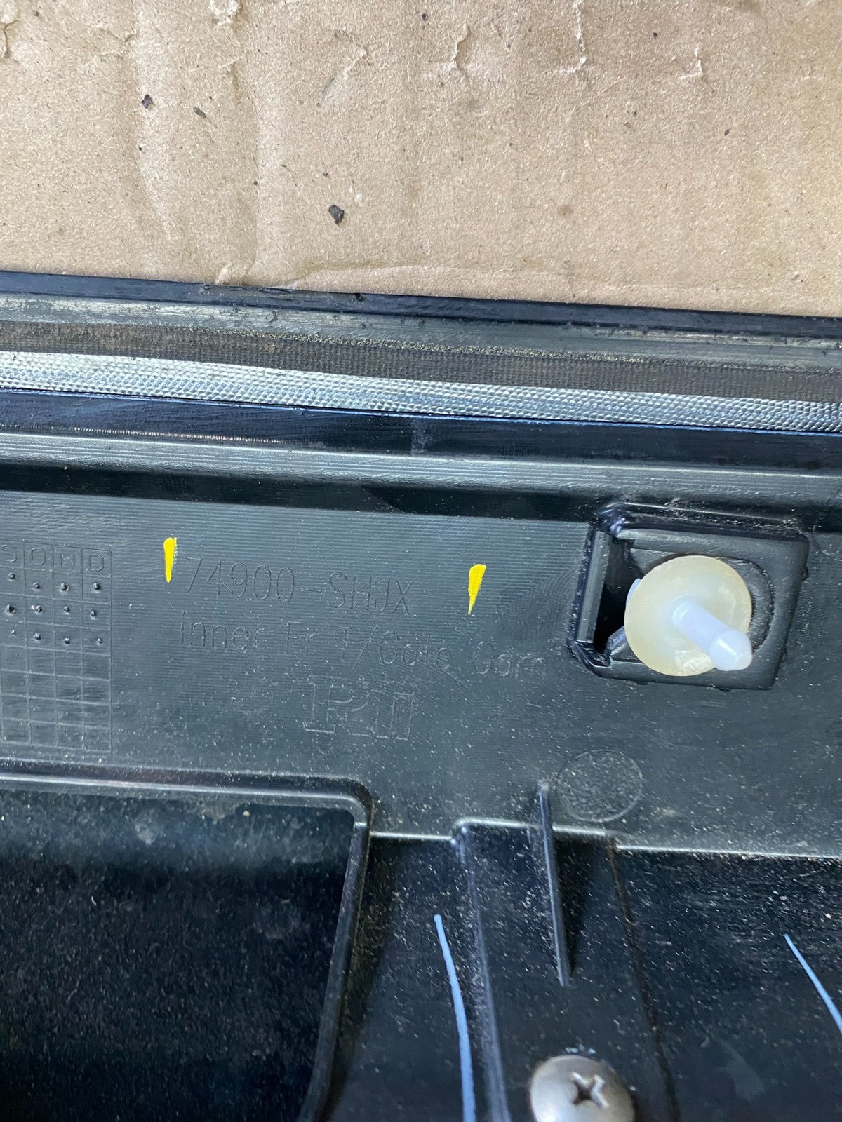 2008 2009 2010 Honda Odyssey Rear Trunk Spoiler Gate Oem P0678 DG11