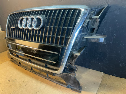 2013 to 2015 Audi Q5 Front Upper Grill Grille Chrome Black ab7888 DG2
