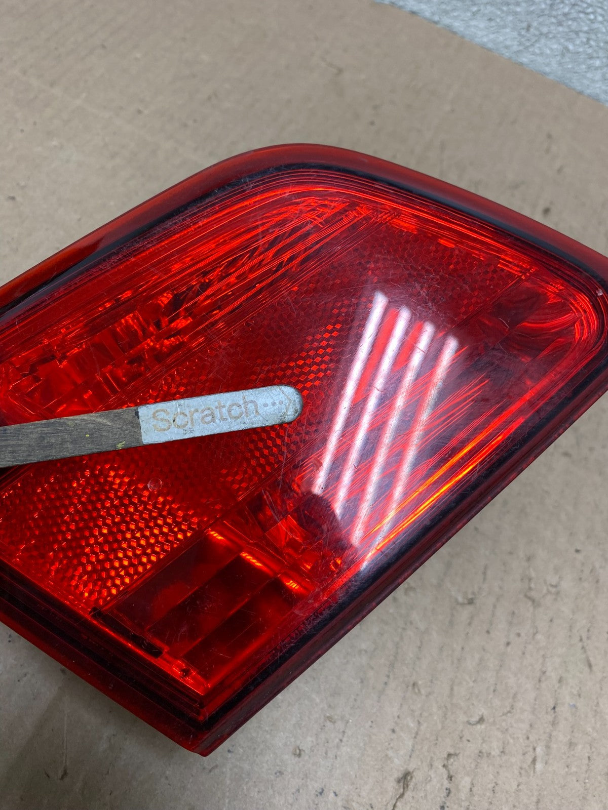 2010-2014 Subaru Legacy Left Driver LH Side Tail Light Inner OEM W0741 DW4