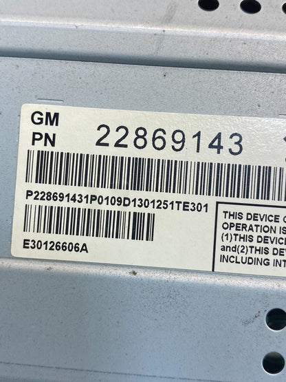 2013 2014 2015 Chevrolet Malibu Display Dash Screen Radio Information AD9823 DG6