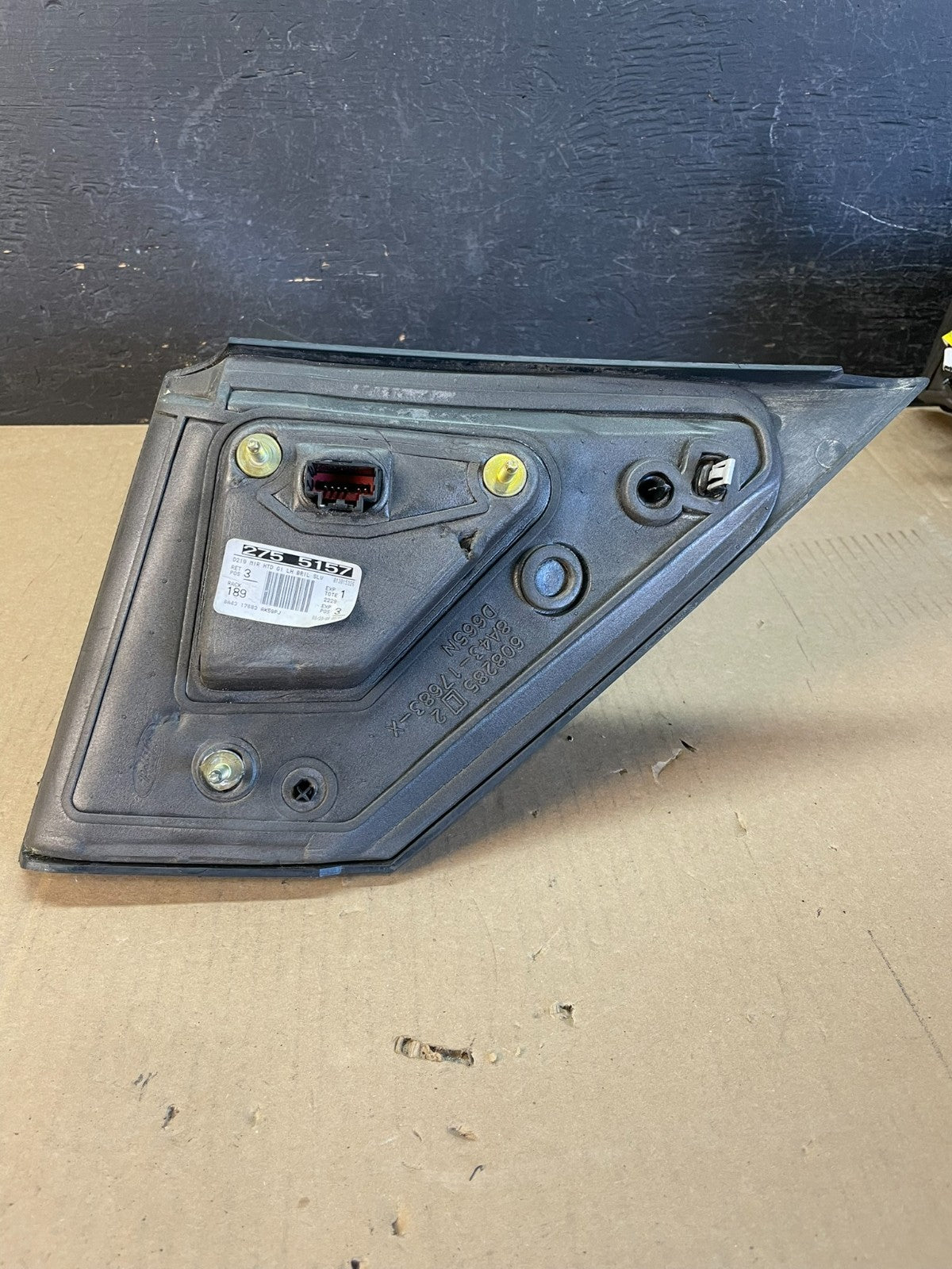 2008 - 2009 Ford Taurus X Left Driver LH View Door Mirror Heated AD5572 DW9