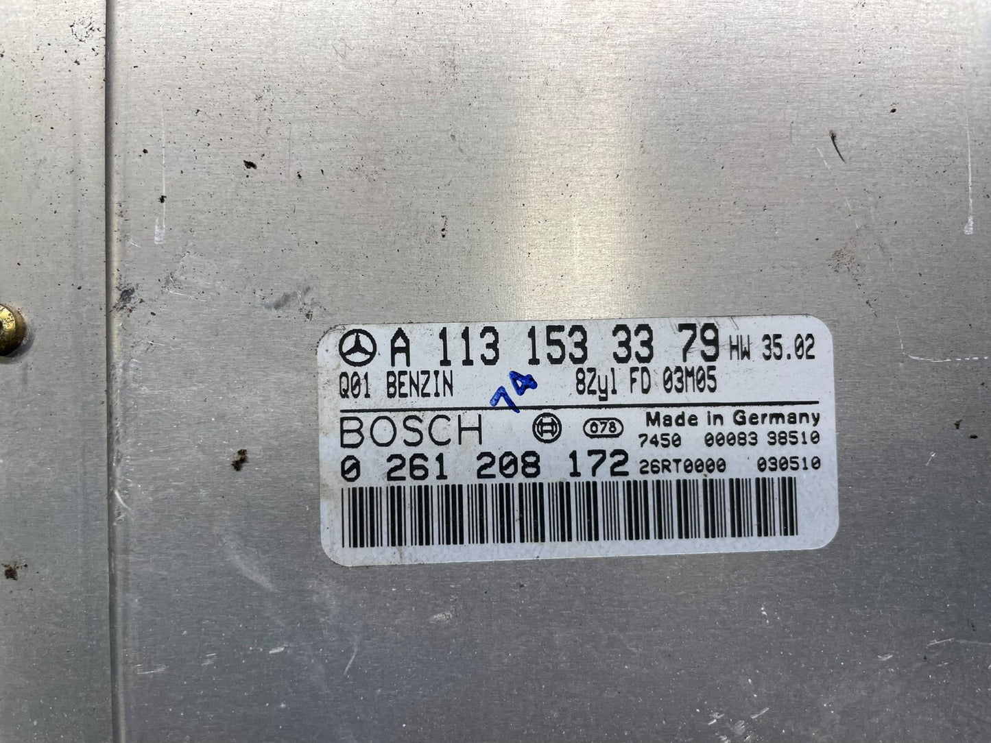 2000 to 2006 Mercedes S430 S500 ECU ECM Engine Control Module Unit OEM N4775 DG2
