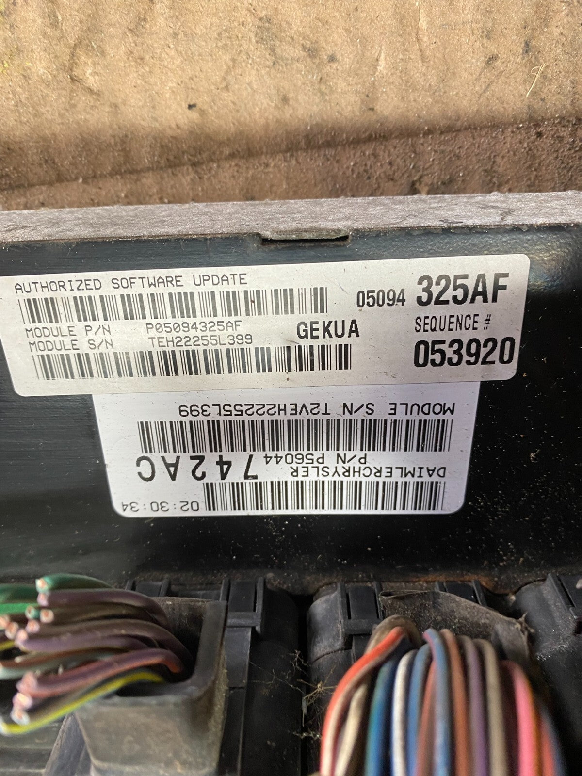 2006 Jeep Grand Cherokee Commander 3.7L Engine Computer ECM ECU D0266 OEM DG13