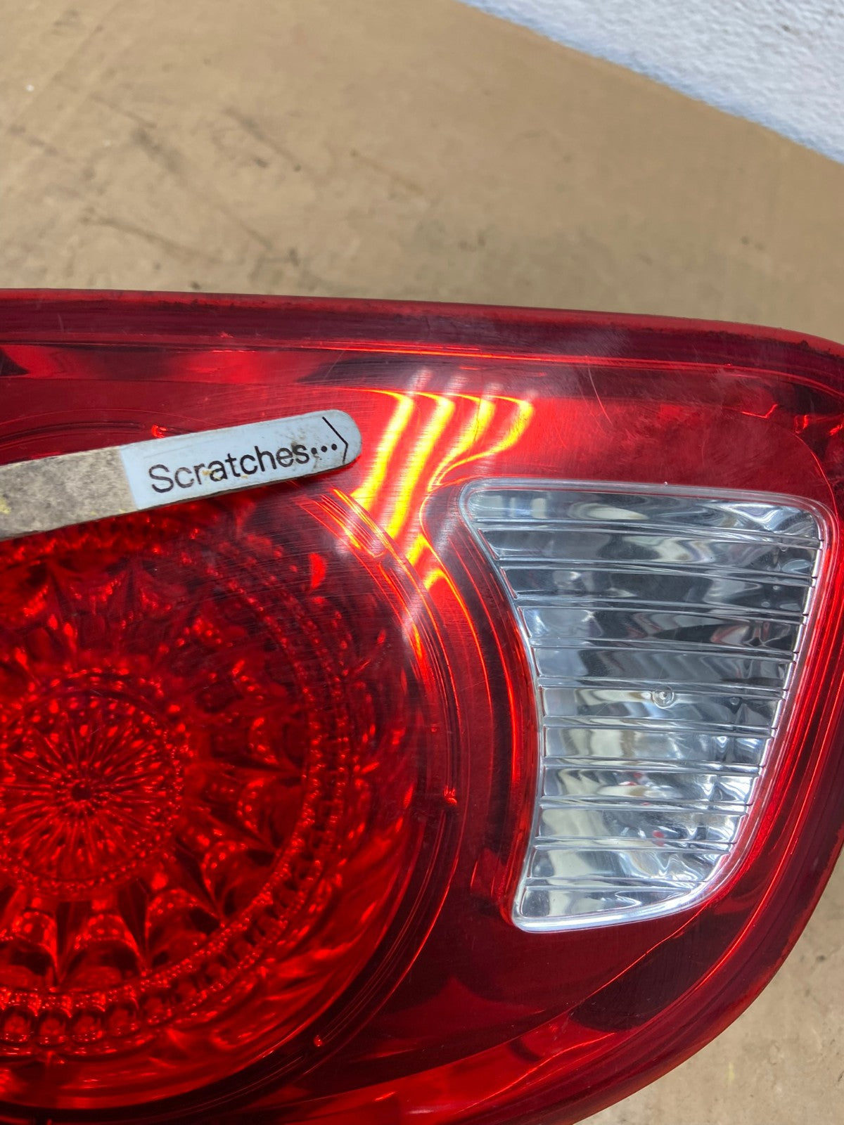2007 2008 2009 Hyundai Santa Fe Right Passenger Tail Light Inner AD1286 LK3