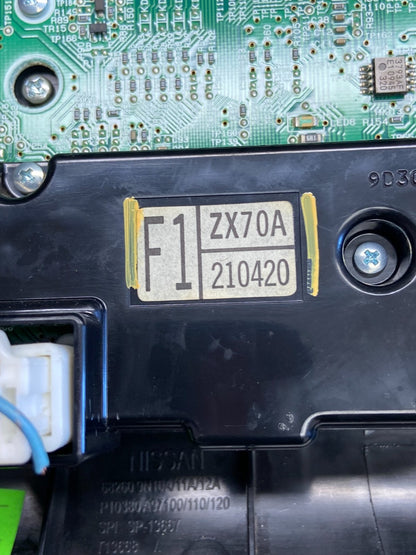 2010-2013 Nissan Maxima Center Console Climate Control Radio Bezel af1776 DG7