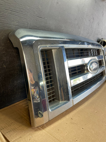 2008 to 2014 Ford Econoline E150 E250 Front Upper Chrome Grill Grille ad0272 DG2