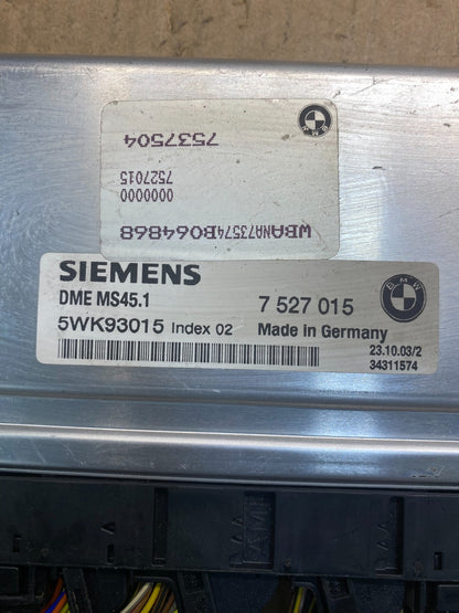 2003 to 2005 BMW 330i ECU ECM Engine Control Module Computer AE6405 DW2