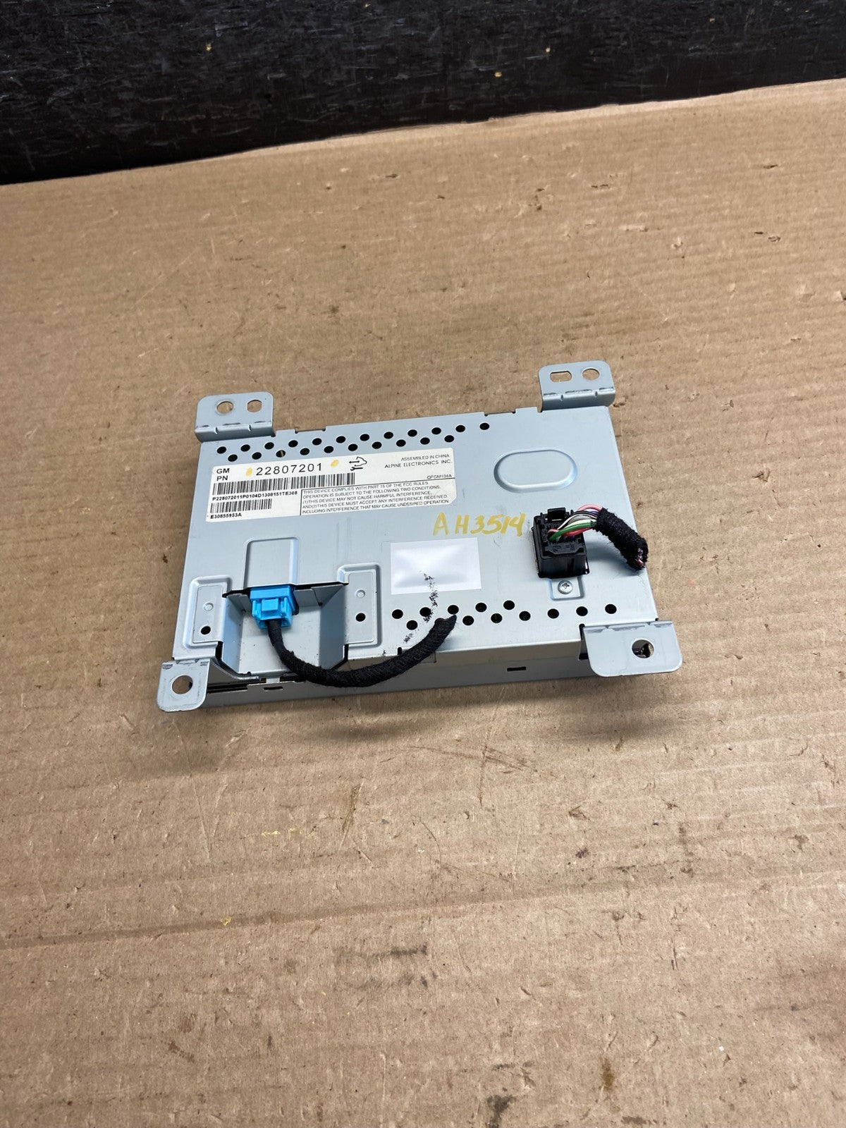 2010 - 2011 Chevrolet Equinox Radio Display Screen Information Dash Oe AH3514 DG3