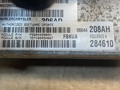 2004 Jeep Liberty 3.7L Engine ECU Computer Module ECM AE7463 DW2