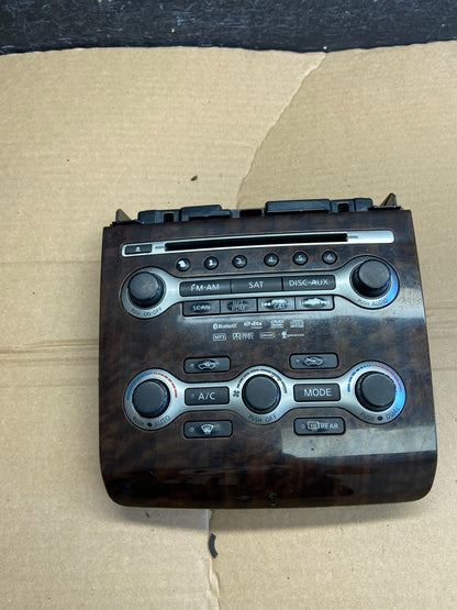 2010-2013 Nissan Maxima Center Console Climate Control Radio Bezel af1776 DG0