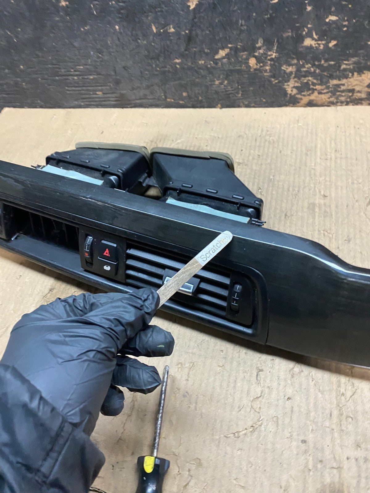 2011-2013 Bmw 5 F10 550i Center Dash AC Vents Start Stop Trim Bezel X3526 DG4