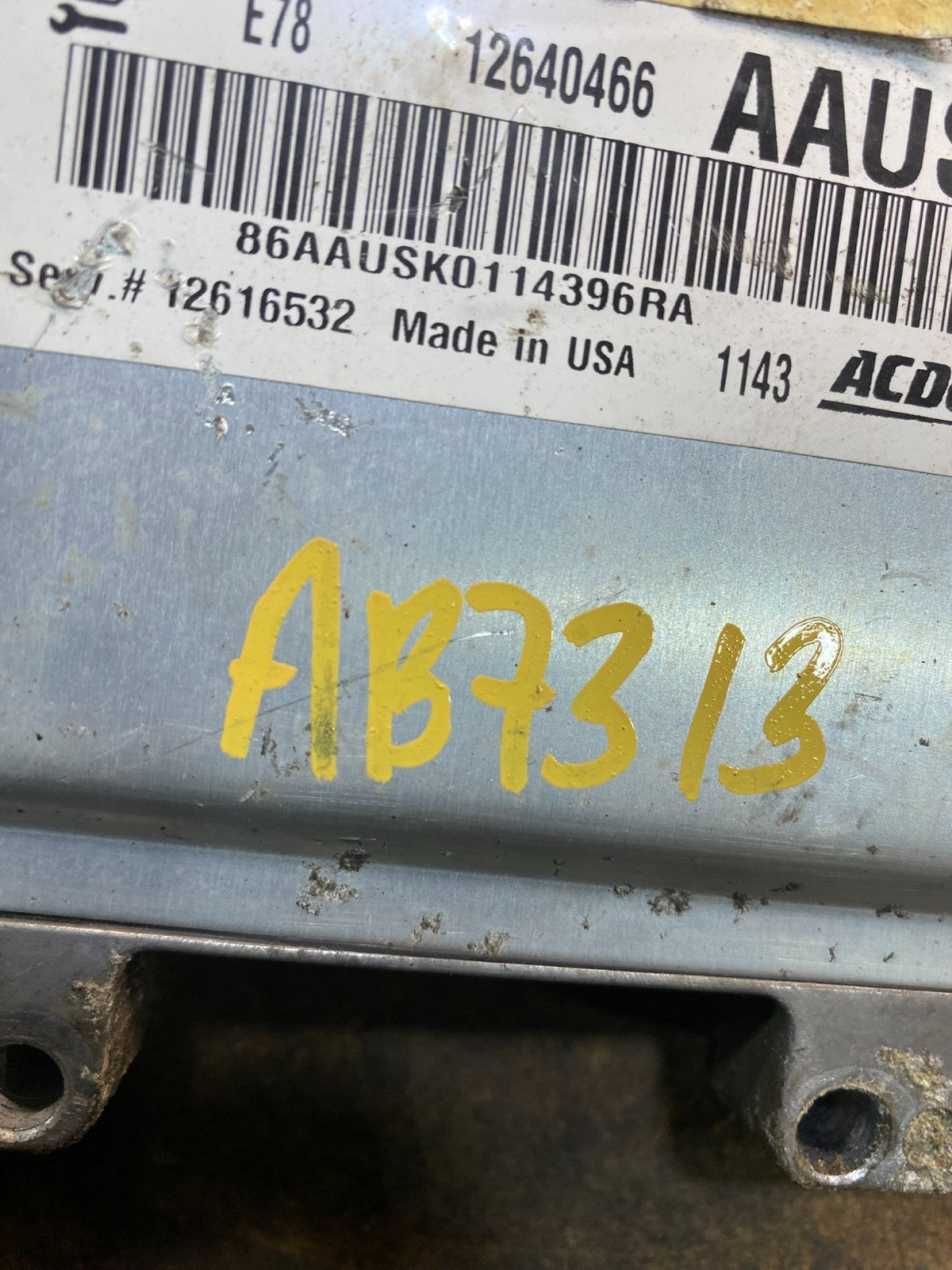 2011 Chevrolet Cruze Engine Computer Ecu Pcm Ecm Pcu Oem AB7313 DG3