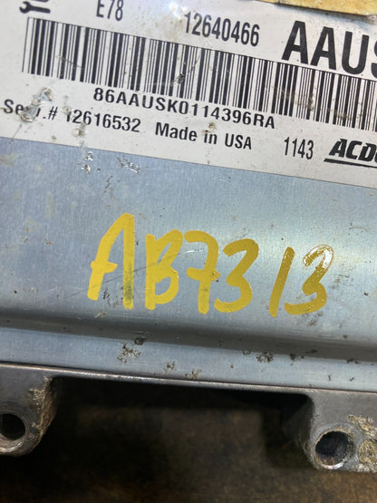 2011 Chevrolet Cruze Engine Computer Ecu Pcm Ecm Pcu Oem AB7313 DG3